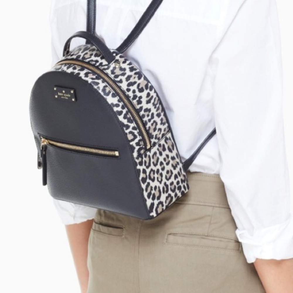 Kate Spade Leopard Print Mini Backpack